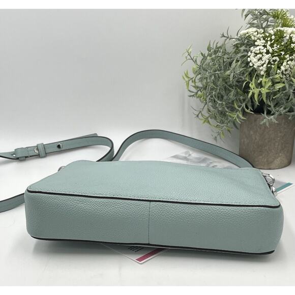 Kate Spade Authenticated Leather Margaux Med Convertible Crossbody Hazy Blue‎ - Picture 12 of 16